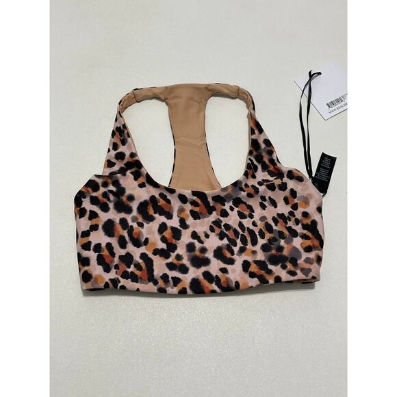 Beach Riot Women's Rocky Top Racerback Watercolor Leopard‎ XS Cream Extra Small - Picture 9 of 14